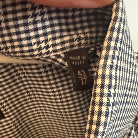 Z. Zenga Men's Black, Navy and White Checkered Shirt - Picture 4 of 12